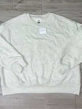 NWT American Eagle Outfitters Crewneck Pullover L Loungewear Athleisure Minimal
